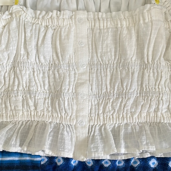 Anthropologie Maeve Crop Daisy Blouse - Picture 4 of 4